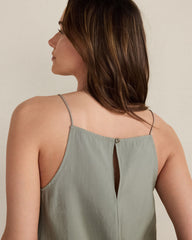 LUXE MODAL SQUARE NECK TANK TOP | Talbots on sale