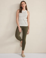ORGANIC COTTON DOUBLE STRIPE RACERBACK TANK | Talbots near me