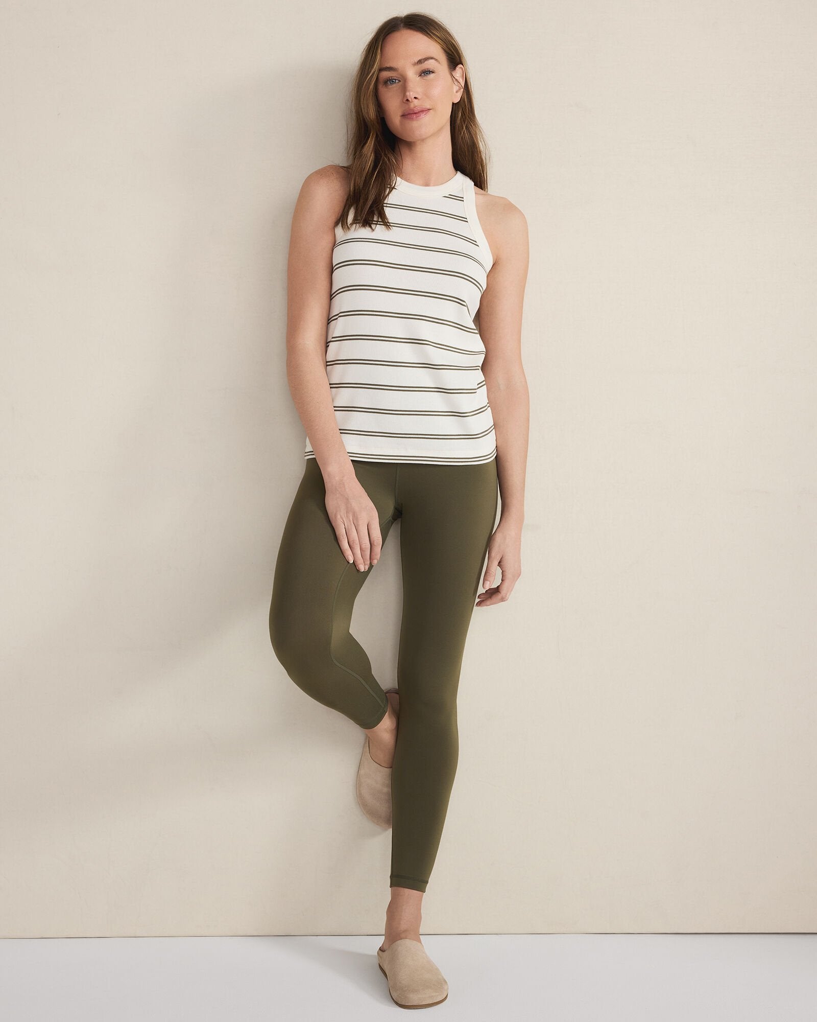 ORGANIC COTTON DOUBLE STRIPE RACERBACK TANK | Talbots near me