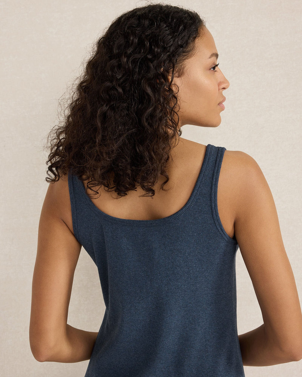 ORGANIC COTTON RIB KNIT MIDI DRESS | Talbots US