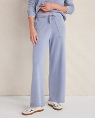 ORGANIC COTTON KNIT WIDE LEG PANTS | Talbots near me
