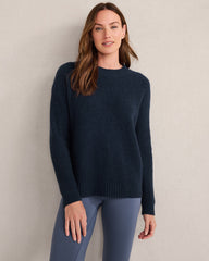 CASHMERE SHAKER STITCH CREWNECK SWEATER | Talbots discount
