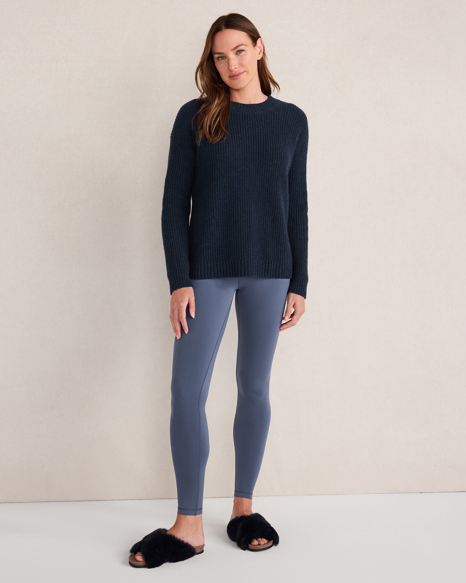 CASHMERE SHAKER STITCH CREWNECK SWEATER | Talbots online