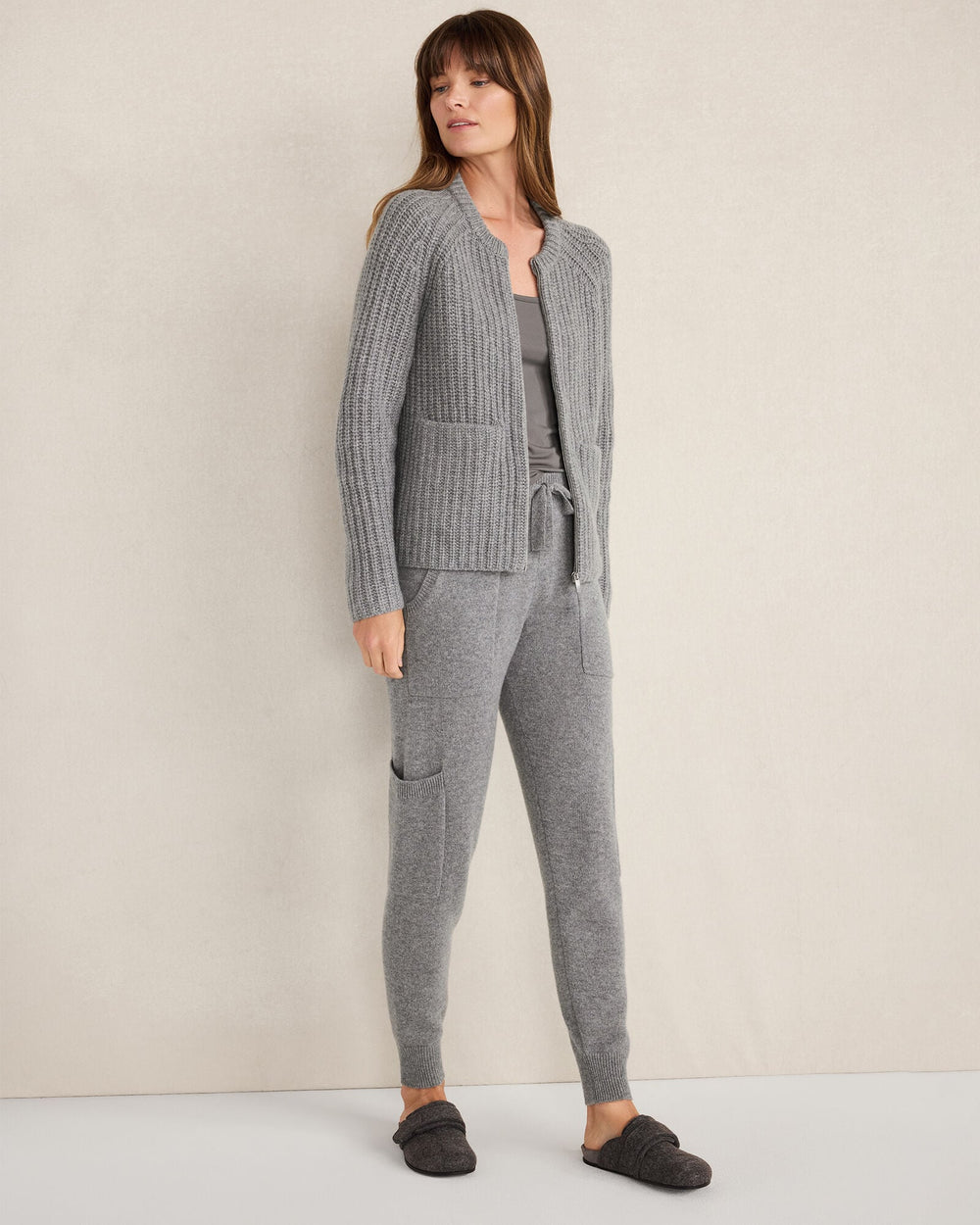CASHMERE ZIP FRONT BOMBER JACKET | Talbots online