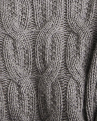 CASHMERE CABLE COLLARED SWEATER | Talbots US