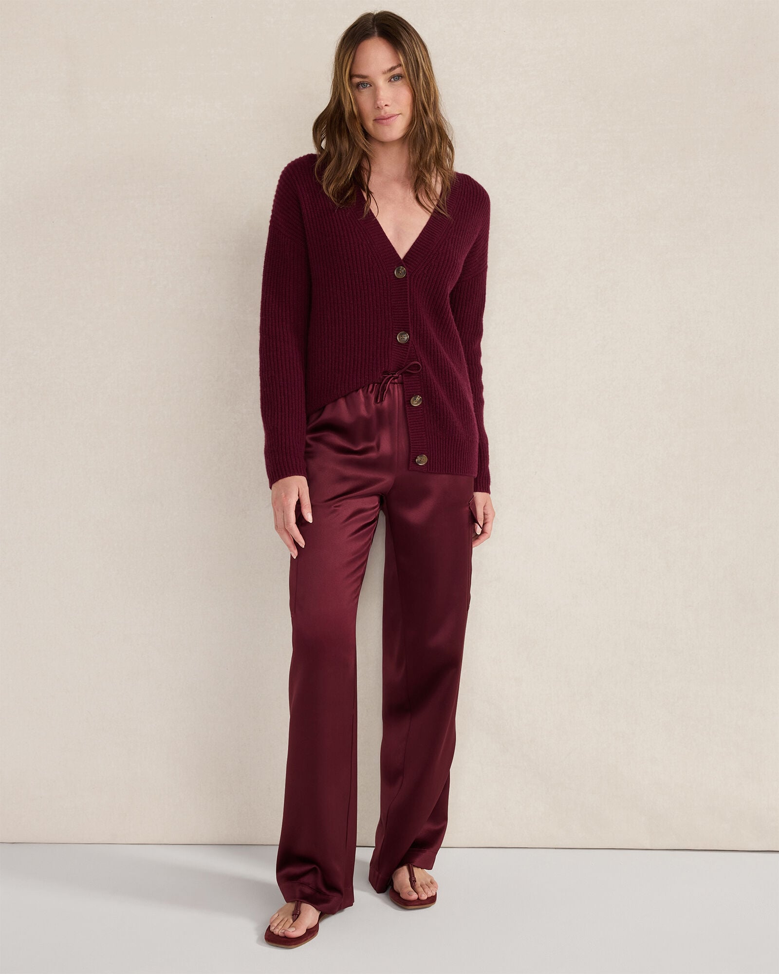 LUXE SILK CARGO PANTS | Talbots discount