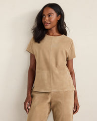 SUEDE TEE | Talbots for sale