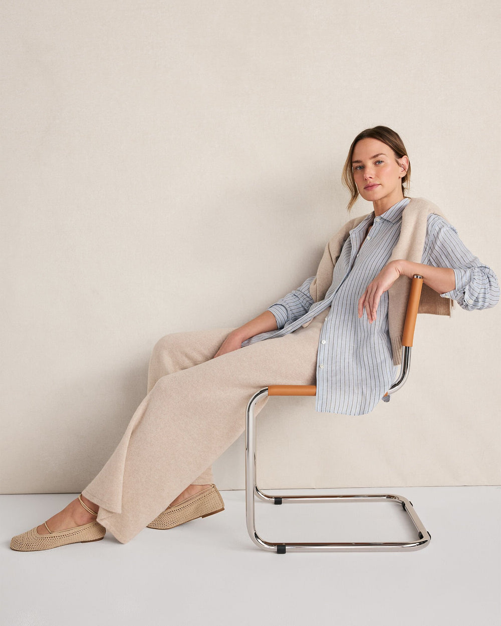 CASHMERE WIDE LEG PANTS | Talbots for sale