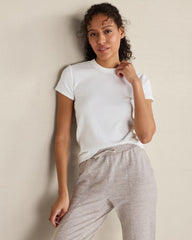 ORGANIC COTTON SHORT SLEEVE TEE | Talbots sale