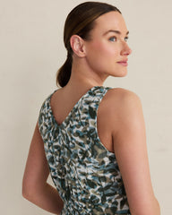 ORGANIC COTTON GAUZE FLORAL CHEMISE | Talbots sale