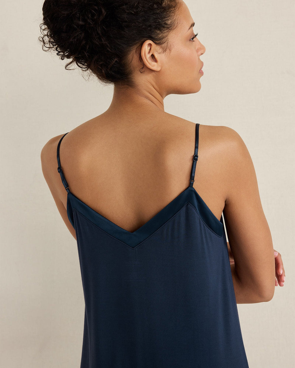 CALM & COOL V-NECK SLEEP CHEMISE | Talbots online