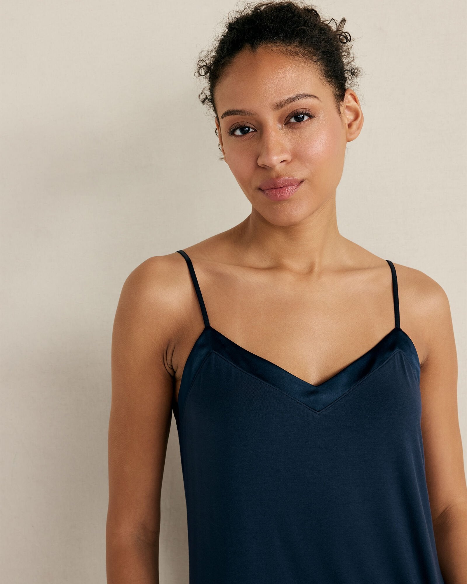 CALM & COOL V-NECK SLEEP CHEMISE | Talbots online