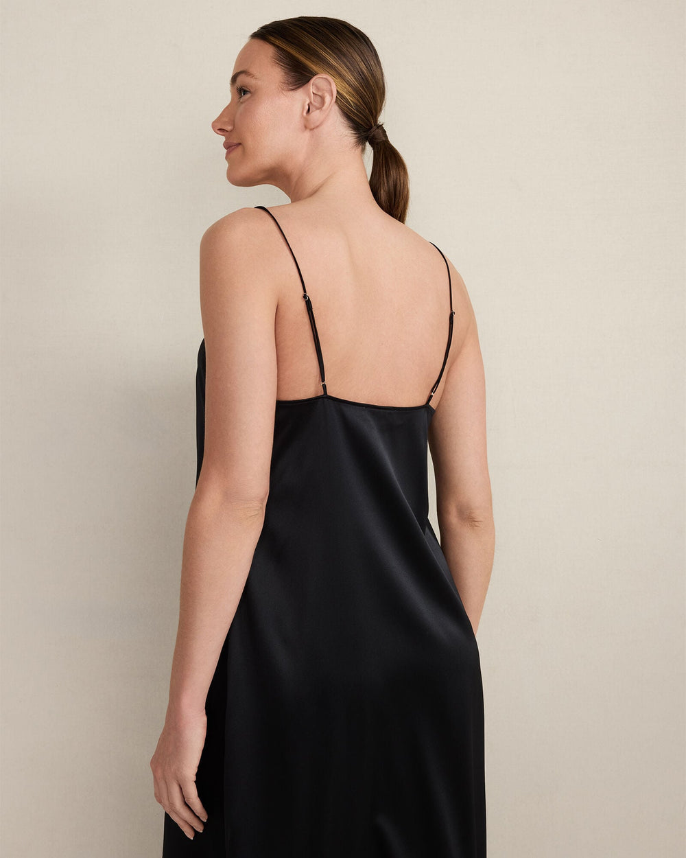 WASHABLE SILK PLEATED CHEMISE | Talbots outlet