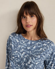 ORGANIC COTTON JERSEY WAVE PAJAMA SHIRT | Talbots near me
