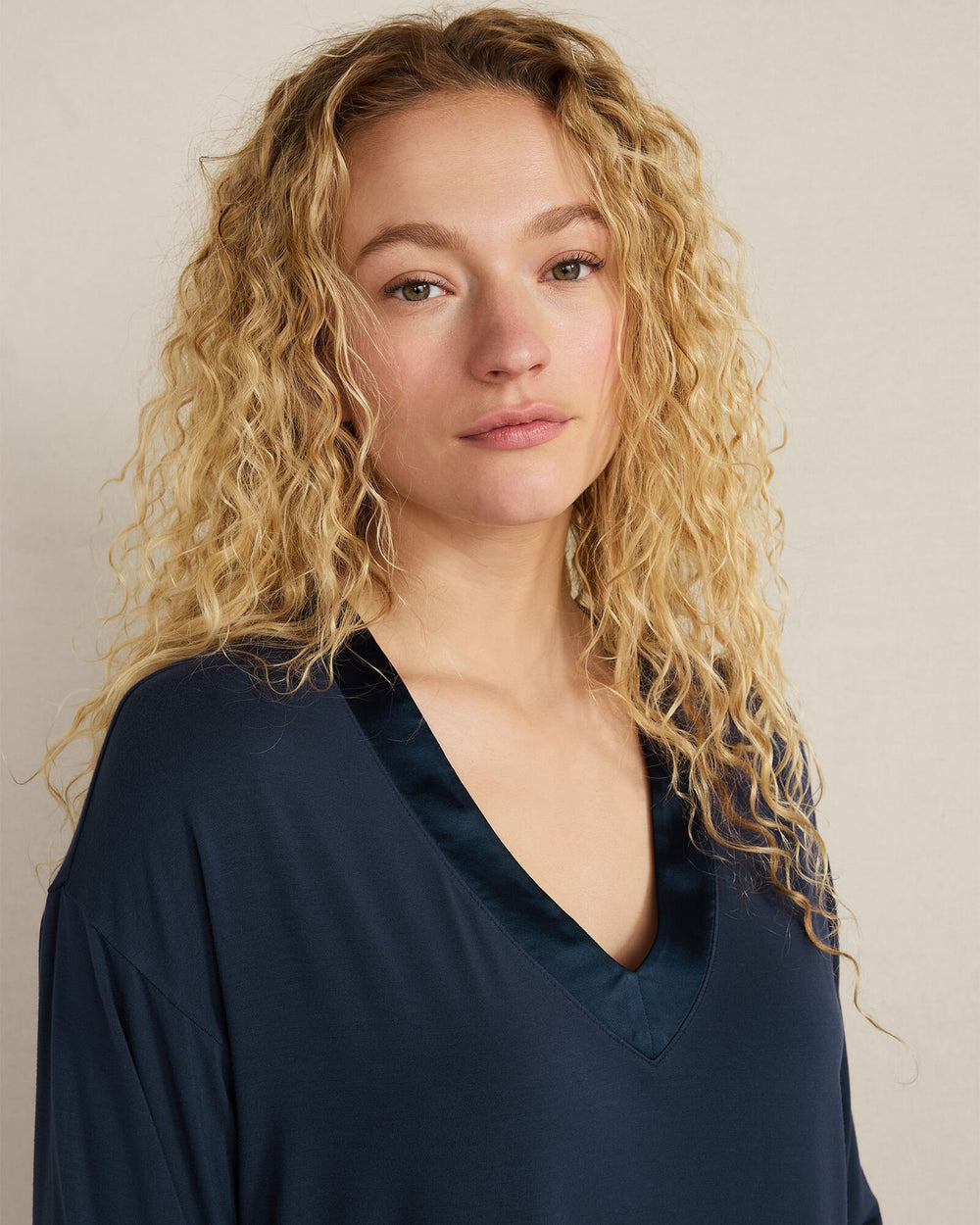 CALM & COOL LONG SLEEVE SLEEP TOP | Talbots online
