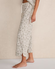 ORGANIC COTTON JERSEY ANIMAL DOT PAJAMA PANTS | Talbots discount