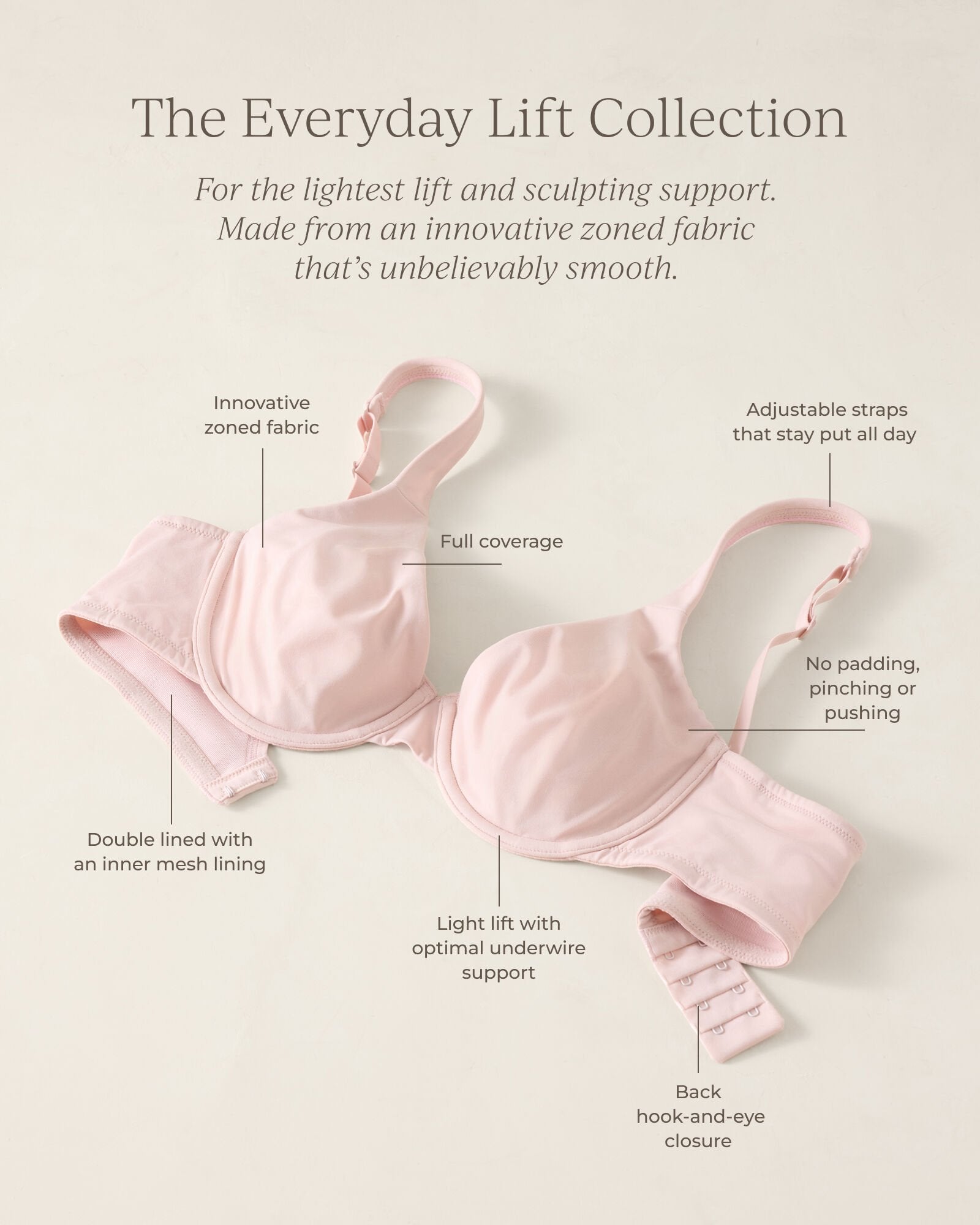 EVERYDAY LIFT FULL COVERAGE BRA | Talbots sale