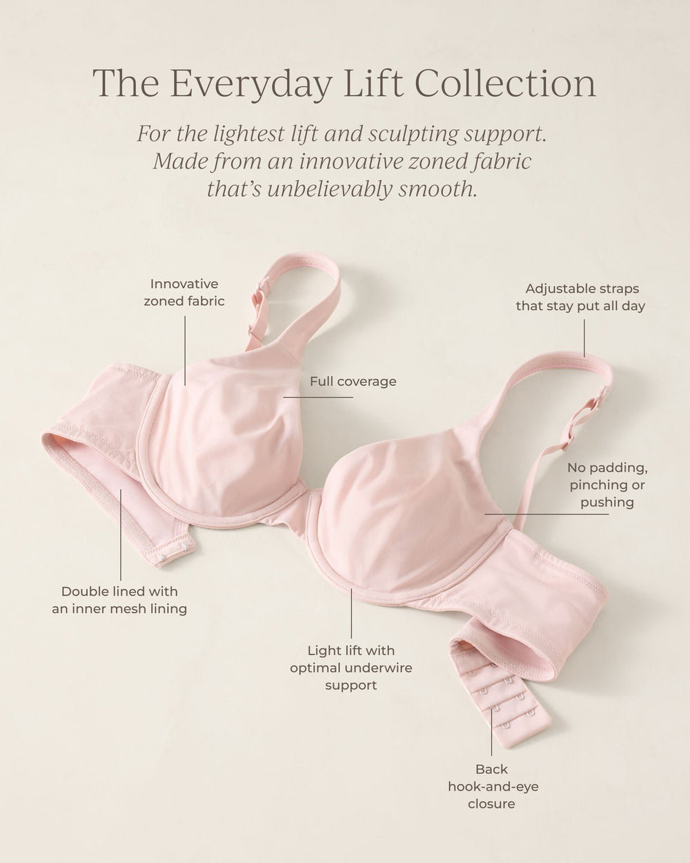 EVERYDAY LIFT FULL COVERAGE BRA | Talbots sale