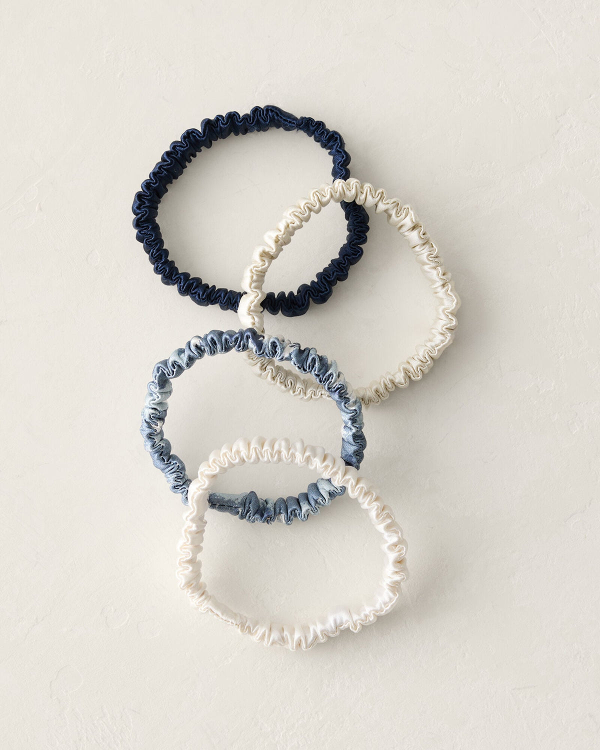 WASHABLE SILK HAIR TIES — WAVE MULTI | Talbots on sale