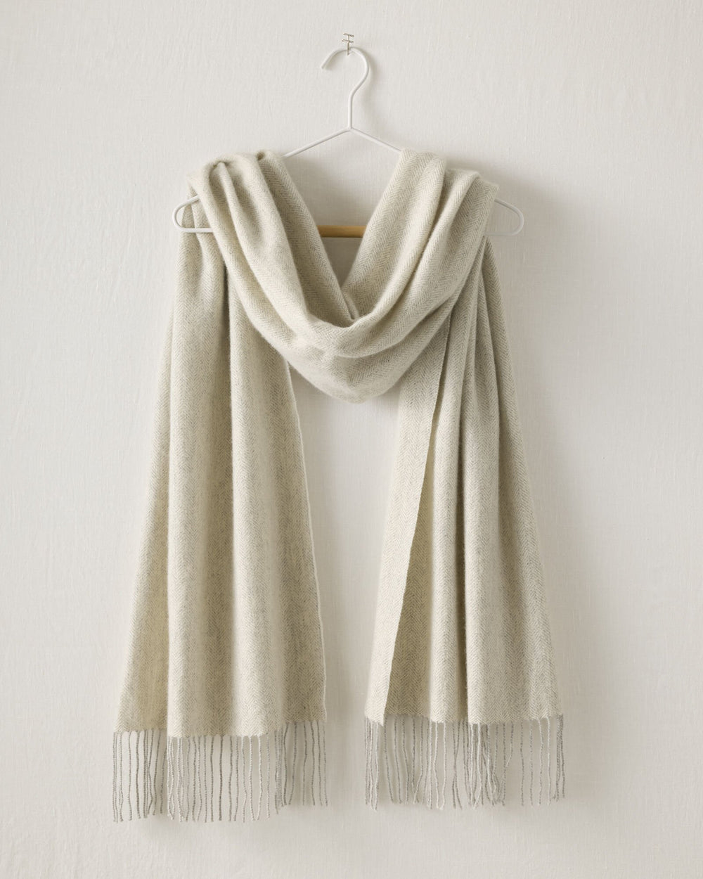 CASHMERE HERRINGBONE WOVEN SCARF | Talbots for sale