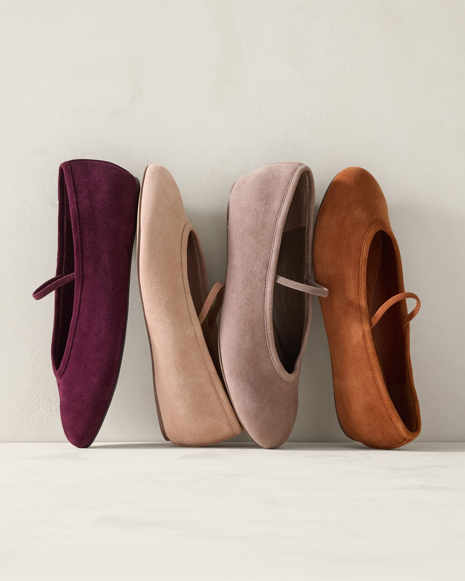 SUEDE MARY JANE BALLET FLATS | Talbots for sale