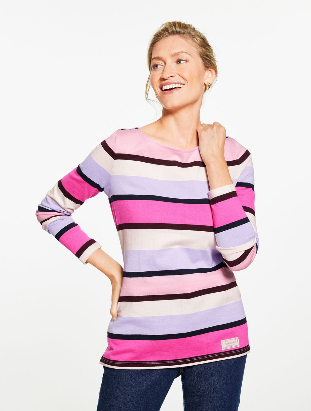 AUTHENTIC TALBOTS TEE - ICICLE STRIPE | Talbots near me