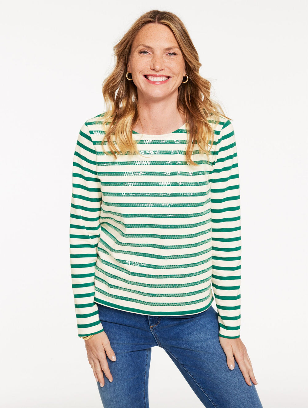 IVORY/LUSH GREEN,XS,Misses