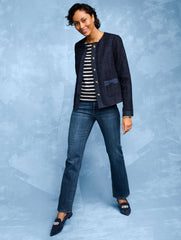 CREWNECK TEE - SEQUIN STRIPE | Talbots outlet