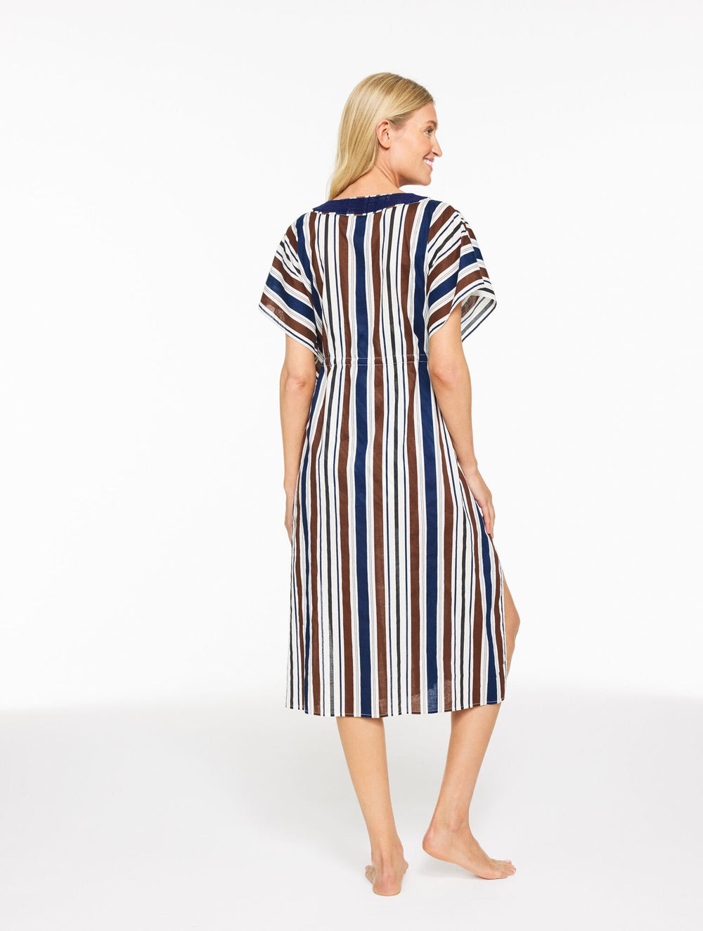 AQUA CLUB CAFTAN COVER-UP - AQUATIC STRIPE | Talbots for sale
