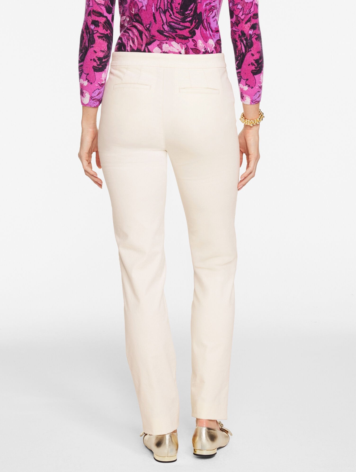 STRAIGHT LEG STRETCH VELVETEEN PANTS | Talbots online