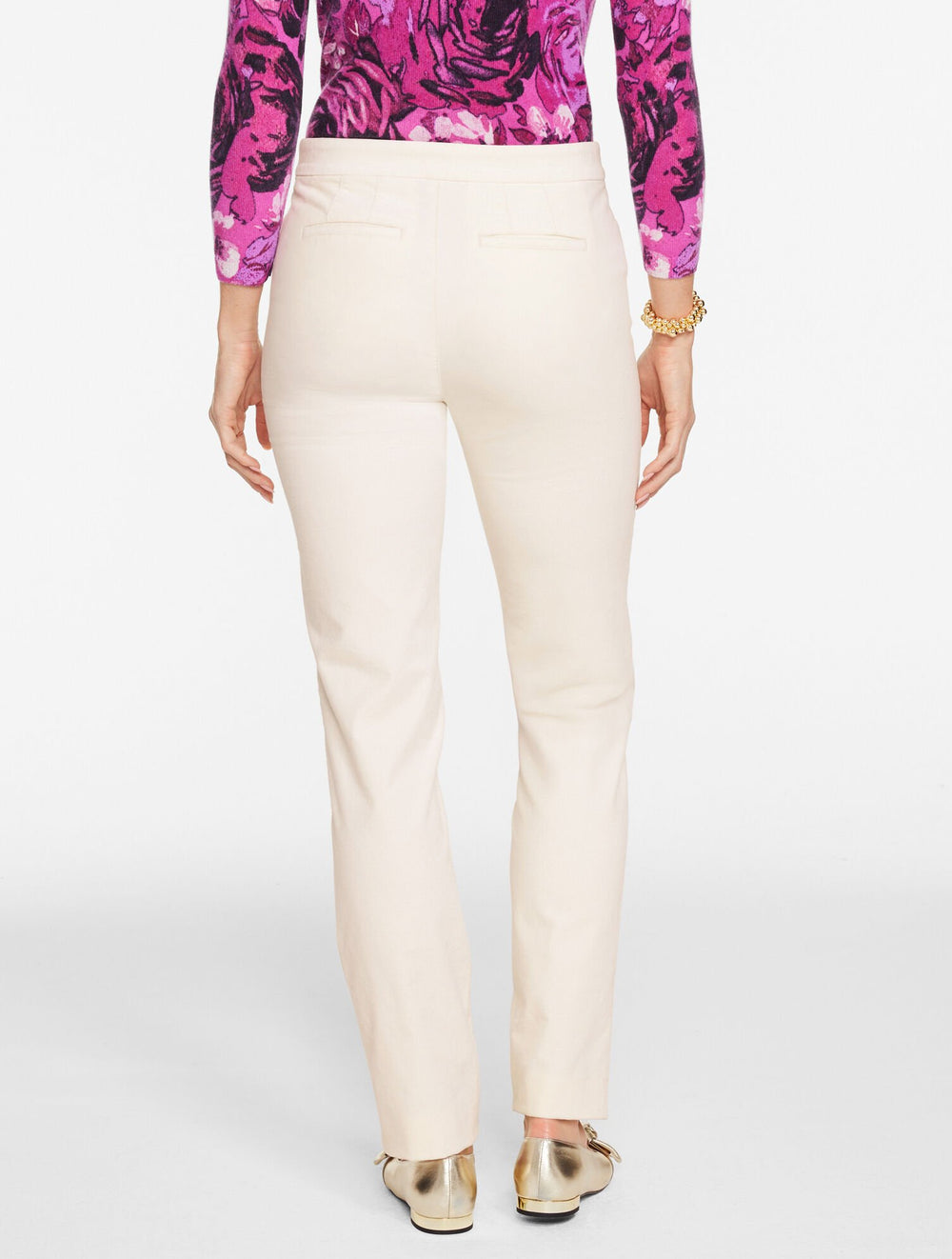STRAIGHT LEG STRETCH VELVETEEN PANTS | Talbots US