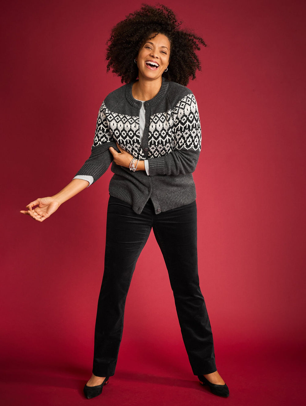 STRAIGHT LEG STRETCH VELVETEEN PANTS | Talbots US