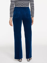TROUSER LEG CORDUROY PULL-ON PANTS | Talbots online
