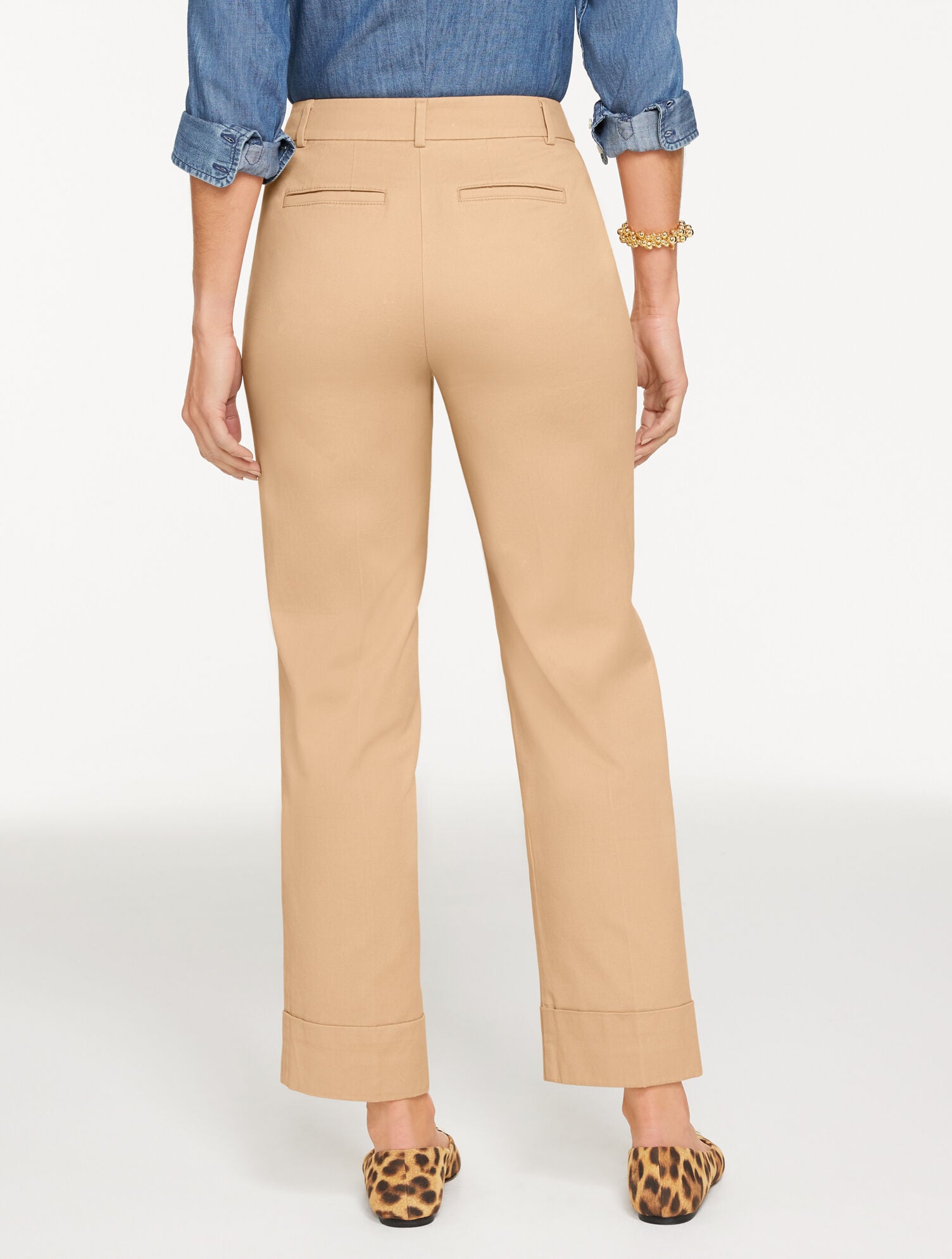 AIDEN TWILL STRAIGHT ANKLE PANT | Talbots near me