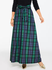 TAFFETA FIT & FLARE SKIRT - SLOANE TARTAN | Talbots near me