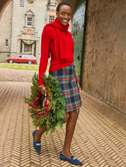 A-LINE SKIRT - JOLLY TARTAN | Talbots discount