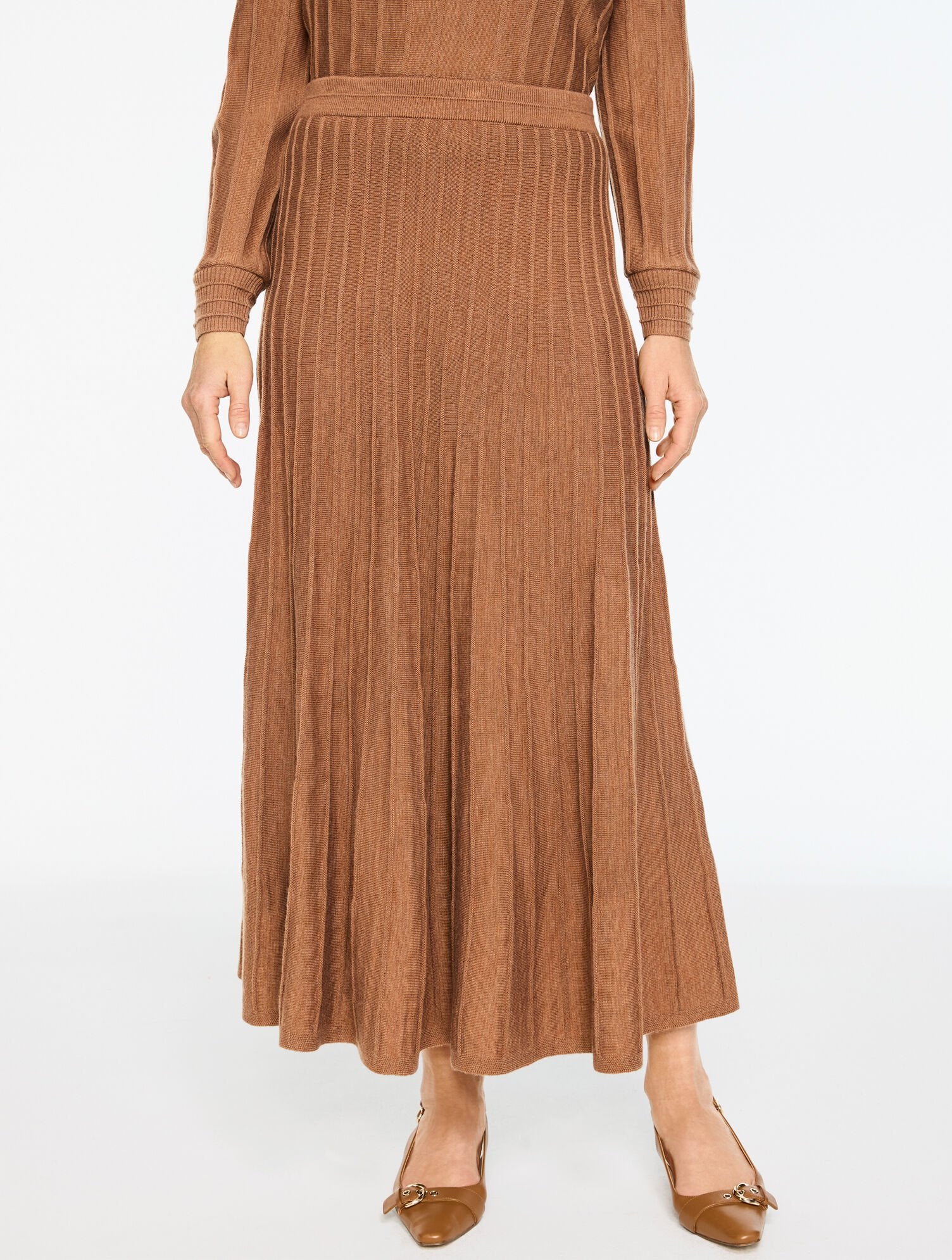 PLEATED FIT & FLARE SKIRT | Talbots near me