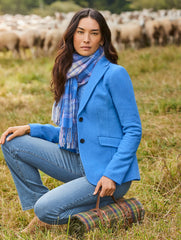 CLASSIC SHETLAND BLAZER - POND BLUE | Talbots on sale