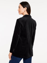 MODERN VELVETEEN BLAZER | Talbots on sale