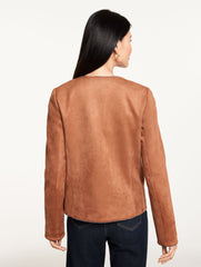 FAUX SUEDE JACKET | Talbots near me