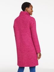 TEXTURED DOUBLE BREASTED COAT | Talbots discount