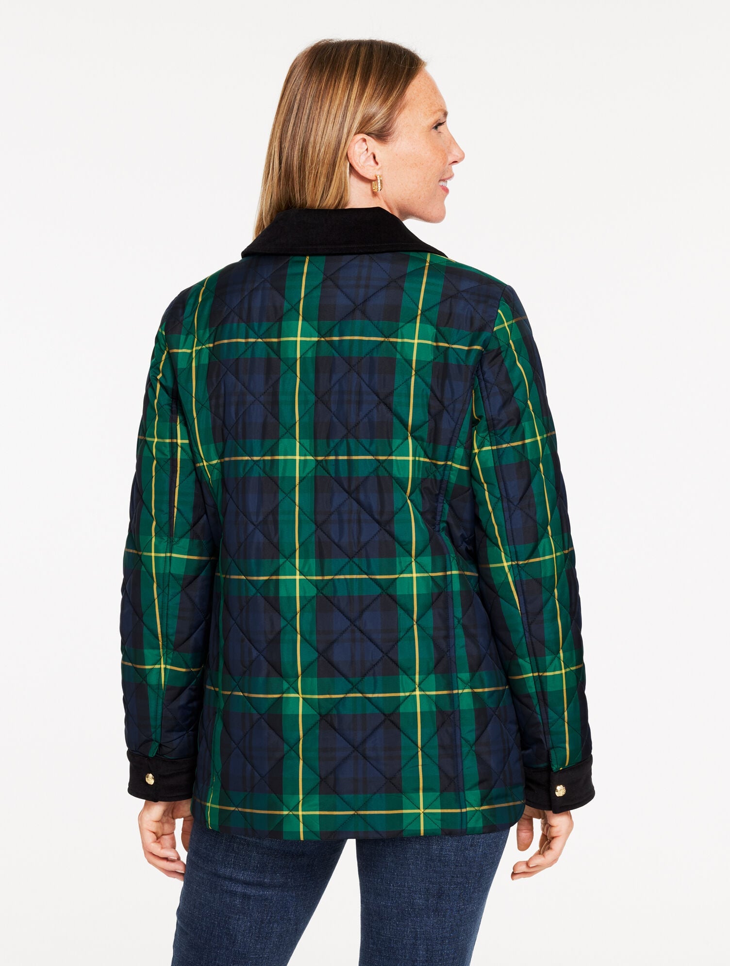 PUFFER JACKET - SLOANE TARTAN | Talbots outlet