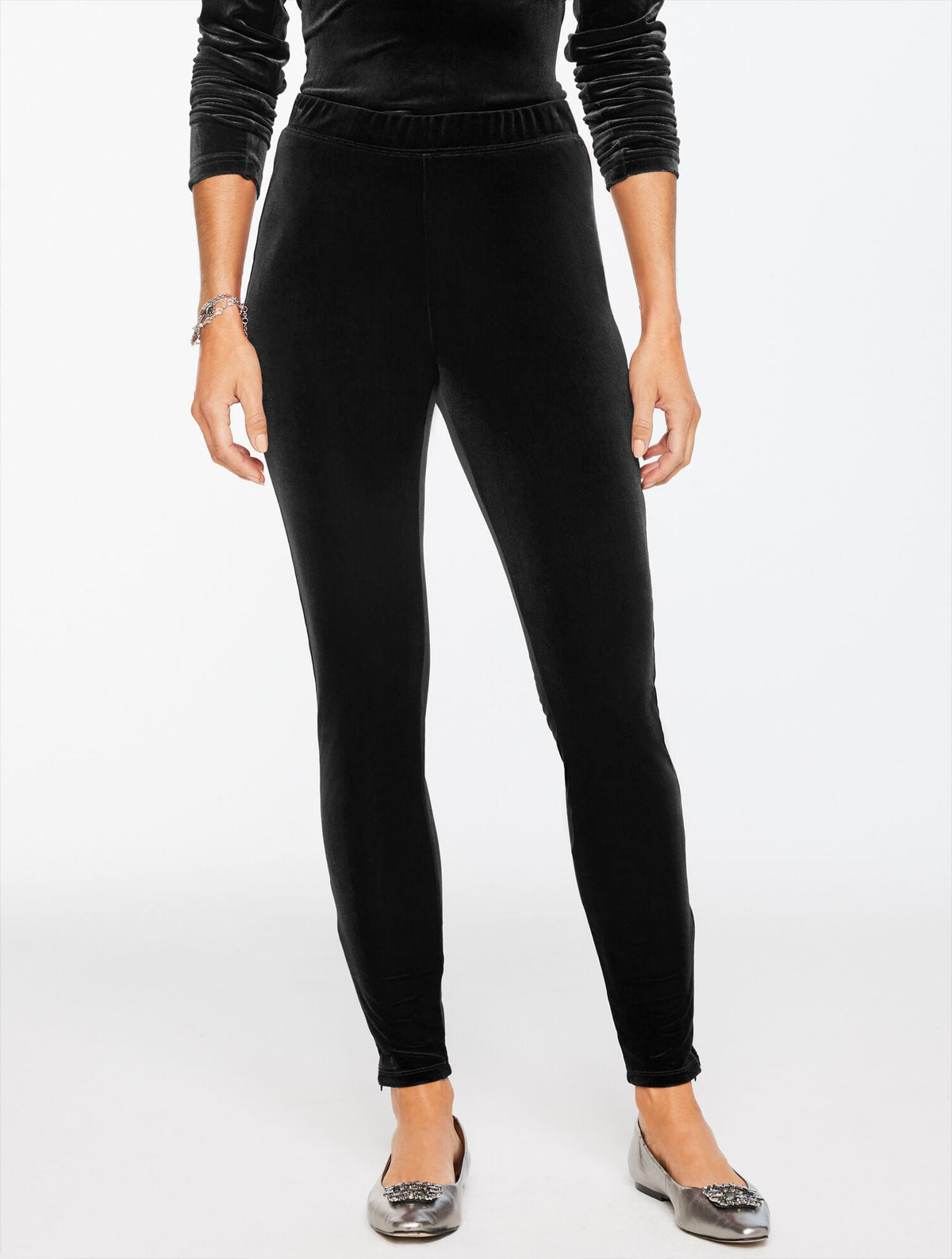 STRETCH VELVET LEGGINGS | Talbots near me
