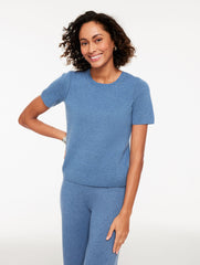 SWEATER STUDIO CREWNECK TEE | Talbots on sale