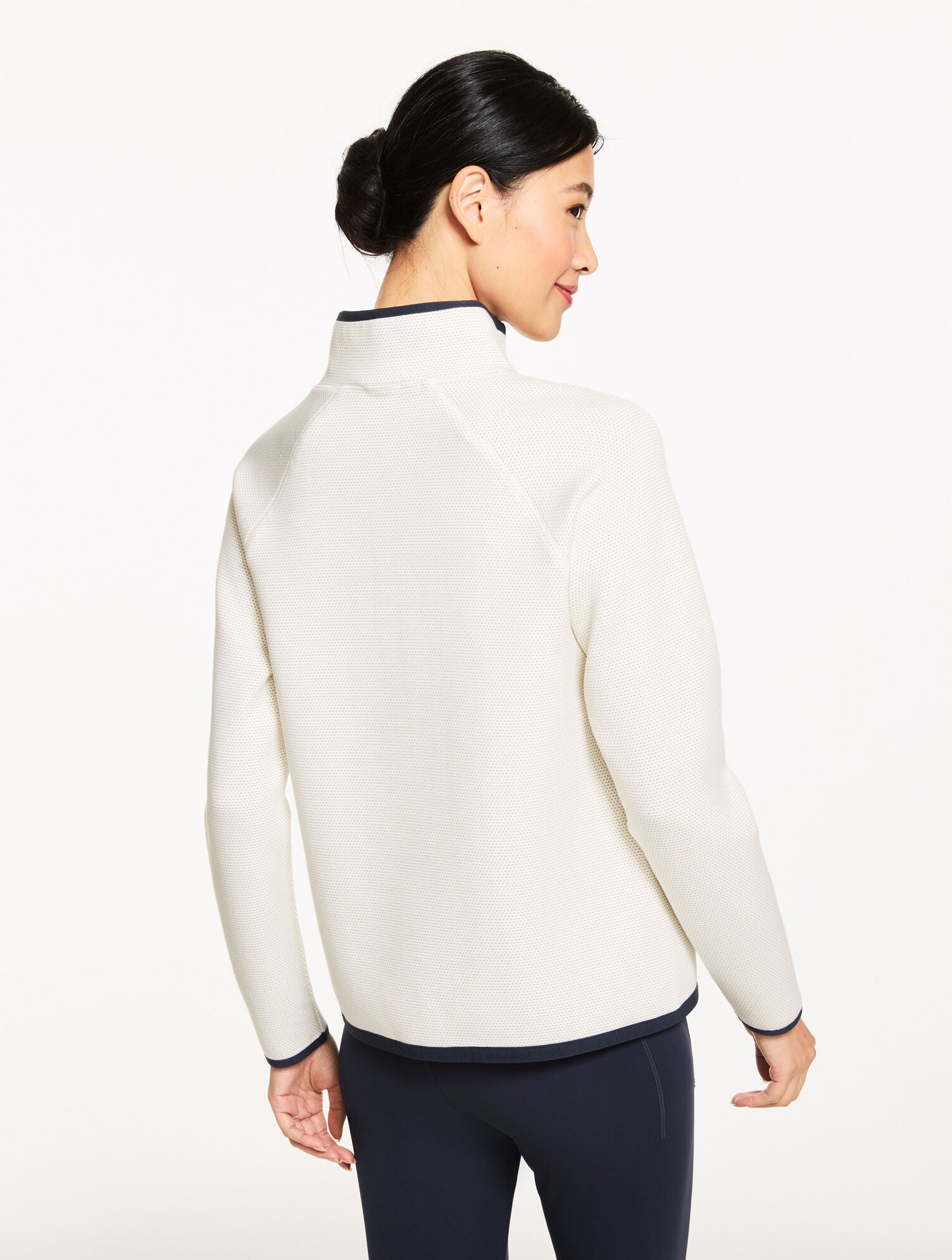 AIRKNIT STRETCH MESH HALF-ZIP PULLOVER | Talbots on sale