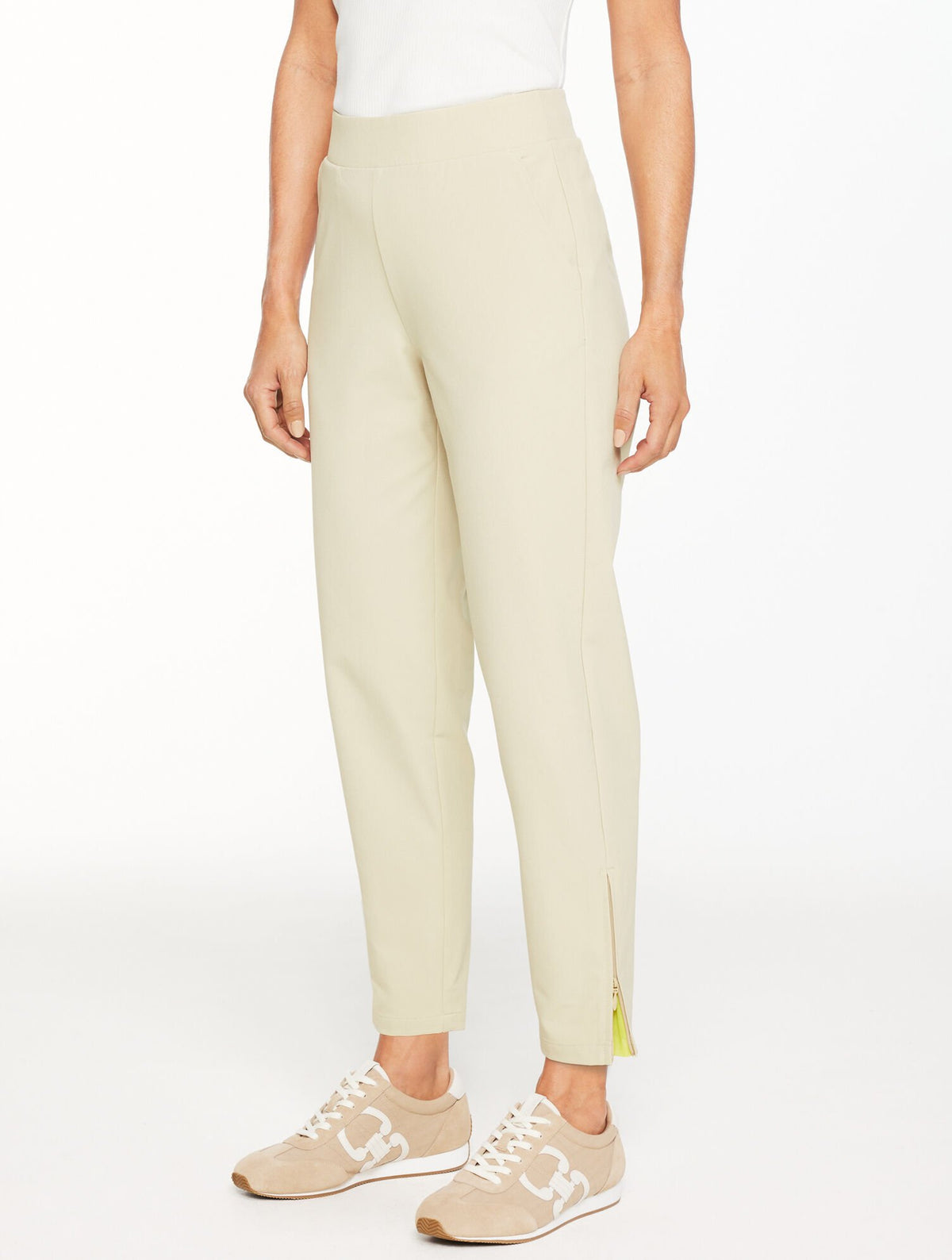 WOVEN TAPER LEG PANTS | Talbots for sale