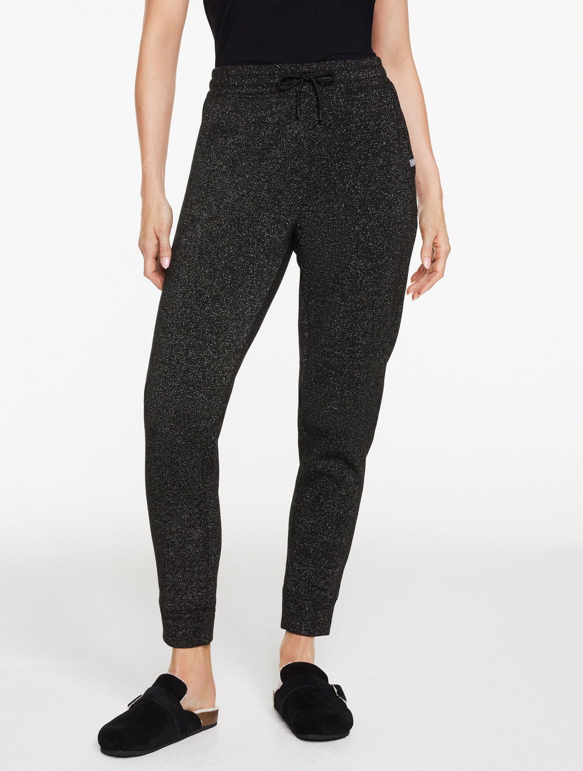 BRUSHED METALLIC JOGGERS | Talbots discount