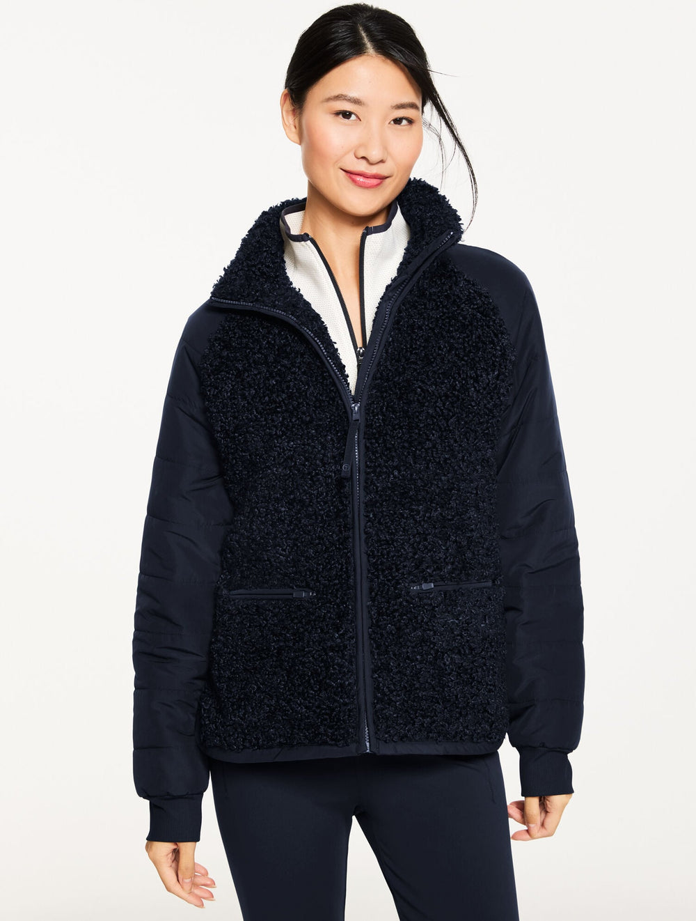 QUILTED SHERPA JACKET | Talbots online