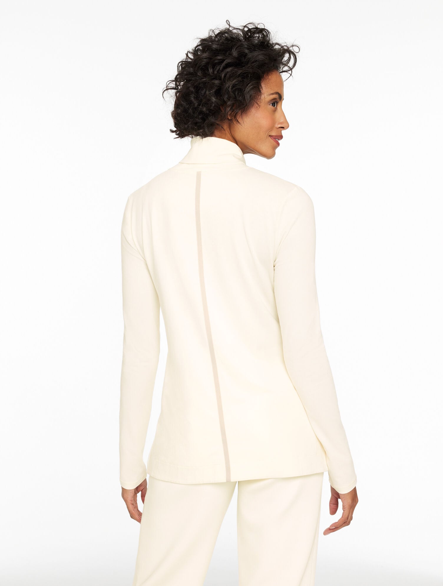 SUPERSOFT JERSEY TURTLENECK TEE - CONTRAST | Talbots discount