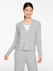 RIBBED V-NECK CARDIGAN | Talbots online